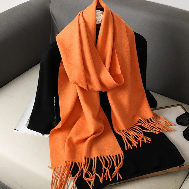 62Color Solid Women Winter Scarf