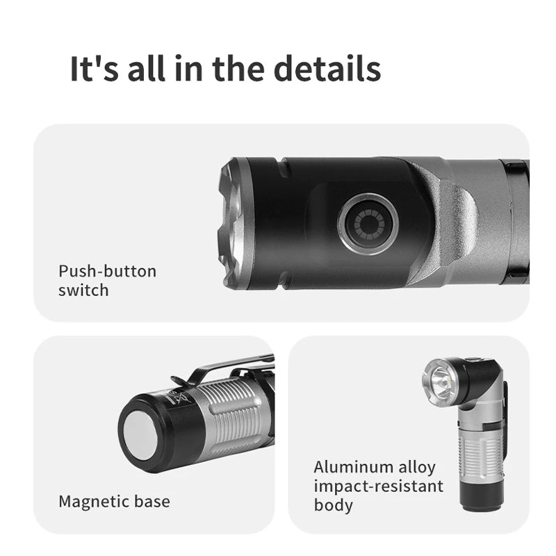 Naturehike Outdoor Portable Corner Flashlight Multi-directional Lighting