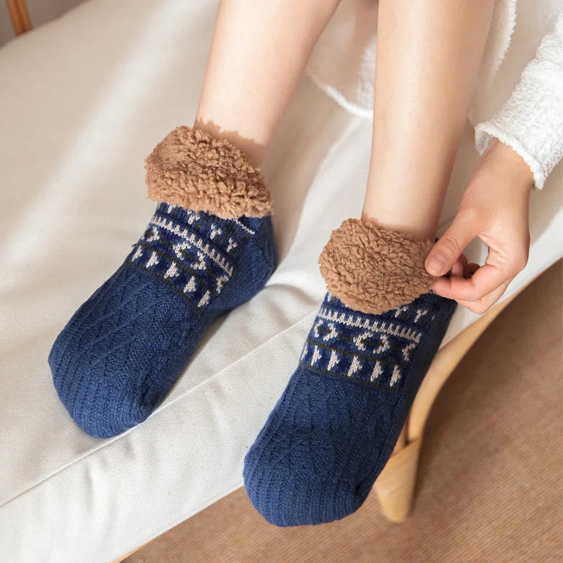 Winter Warm Floor Socks Indoor Home Slippers Socks Women