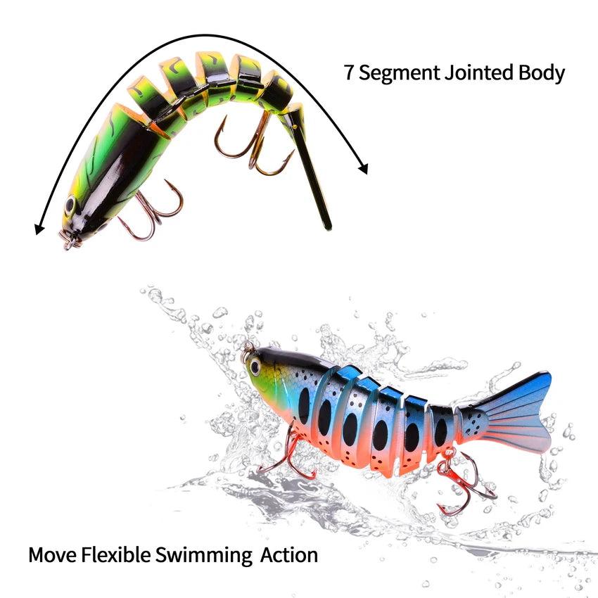 5pcs Sinking Wobbler Set Crankbaits Fishing Kit