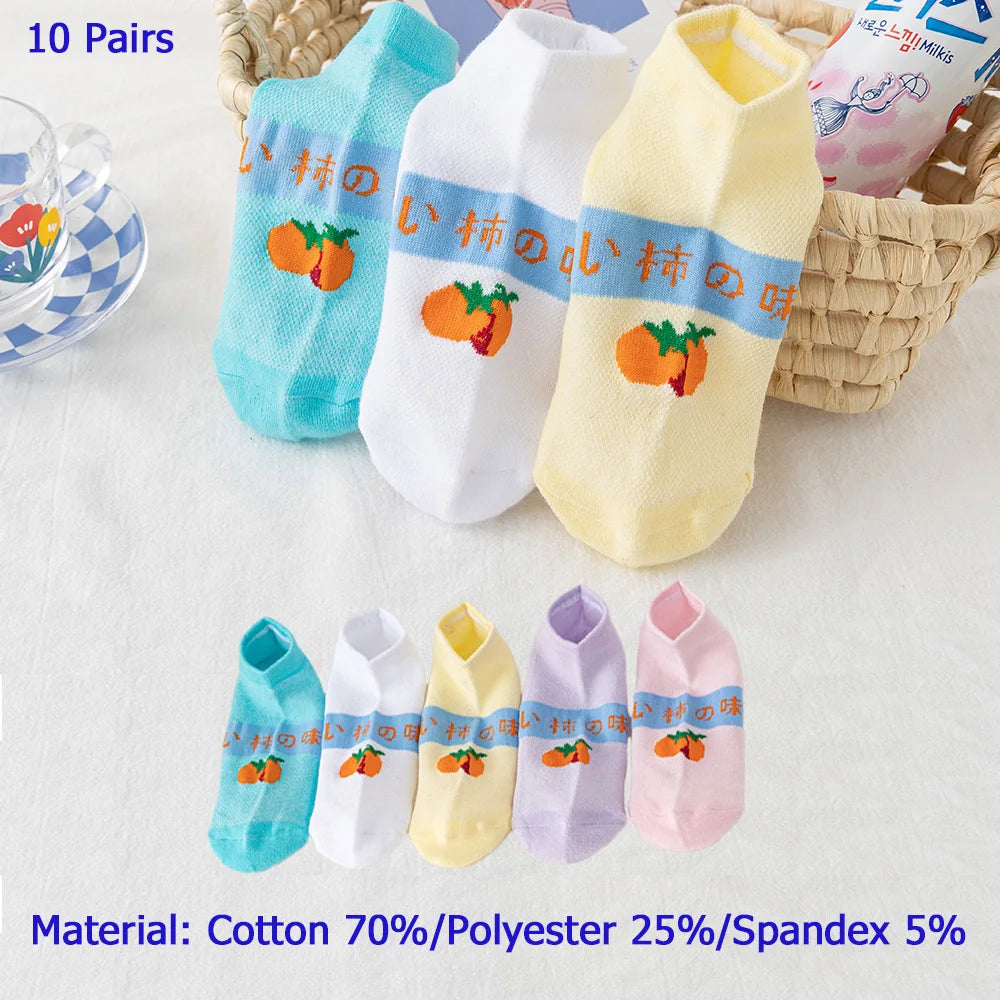 10 Pairs WOMEN'S Short Socks