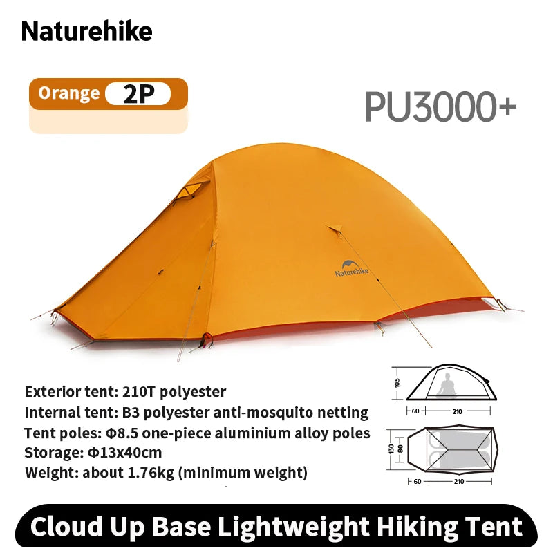 Cloud Up Base Camping Tent 1 2 Person Lightweight Waterproof