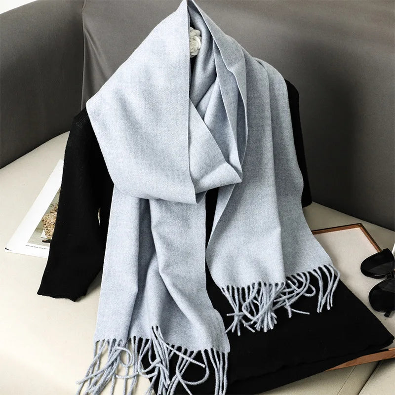 62Color Solid Women Winter Scarf