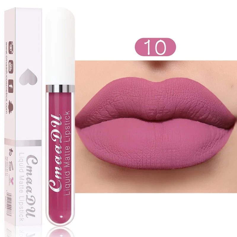 Sexy Long Lasting Velvet Matte Lip Gloss Liquid Lipstick