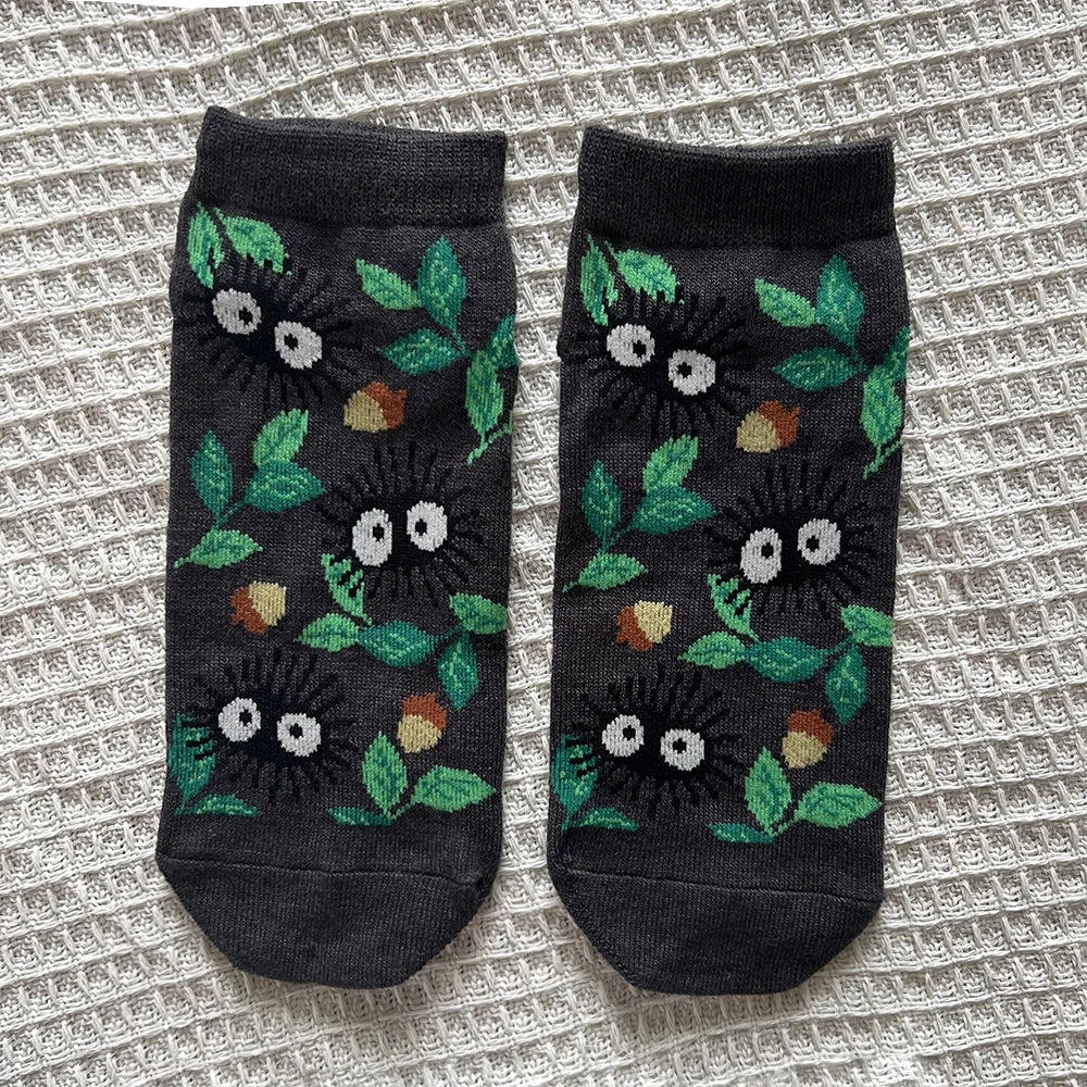 Anime Socks Big Cat Calcifer Cartoon Socks