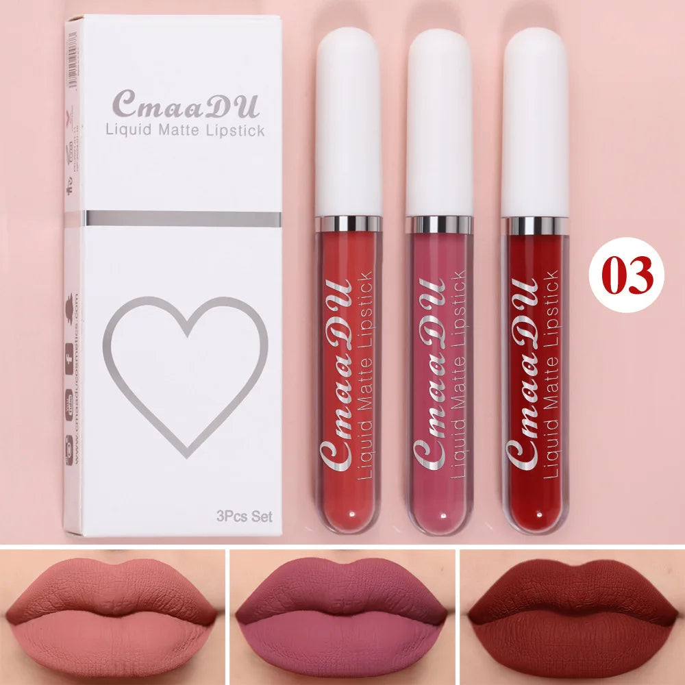 Sexy Long Lasting Velvet Matte Lip Gloss Liquid Lipstick