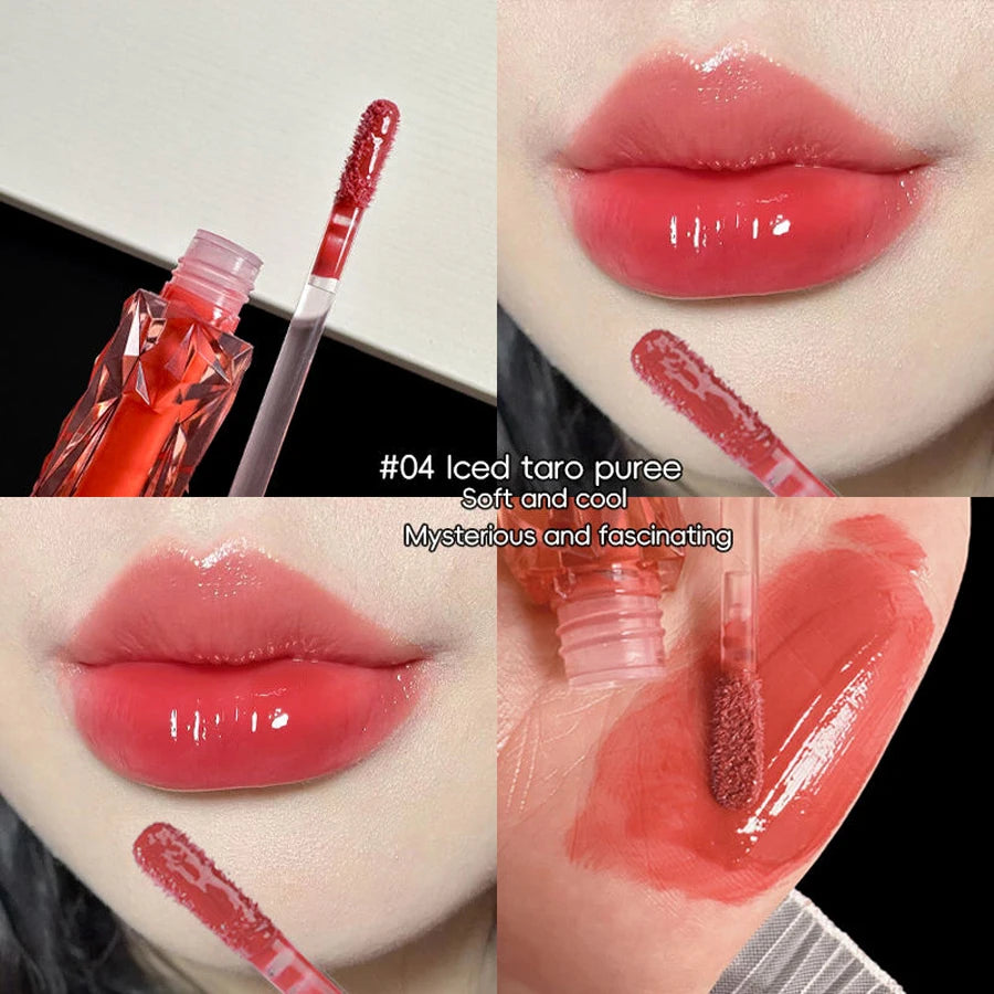 Lip Gloss Long-lasting Moisturizing Easy Halo-dyeing Waterproof Lip Gloss