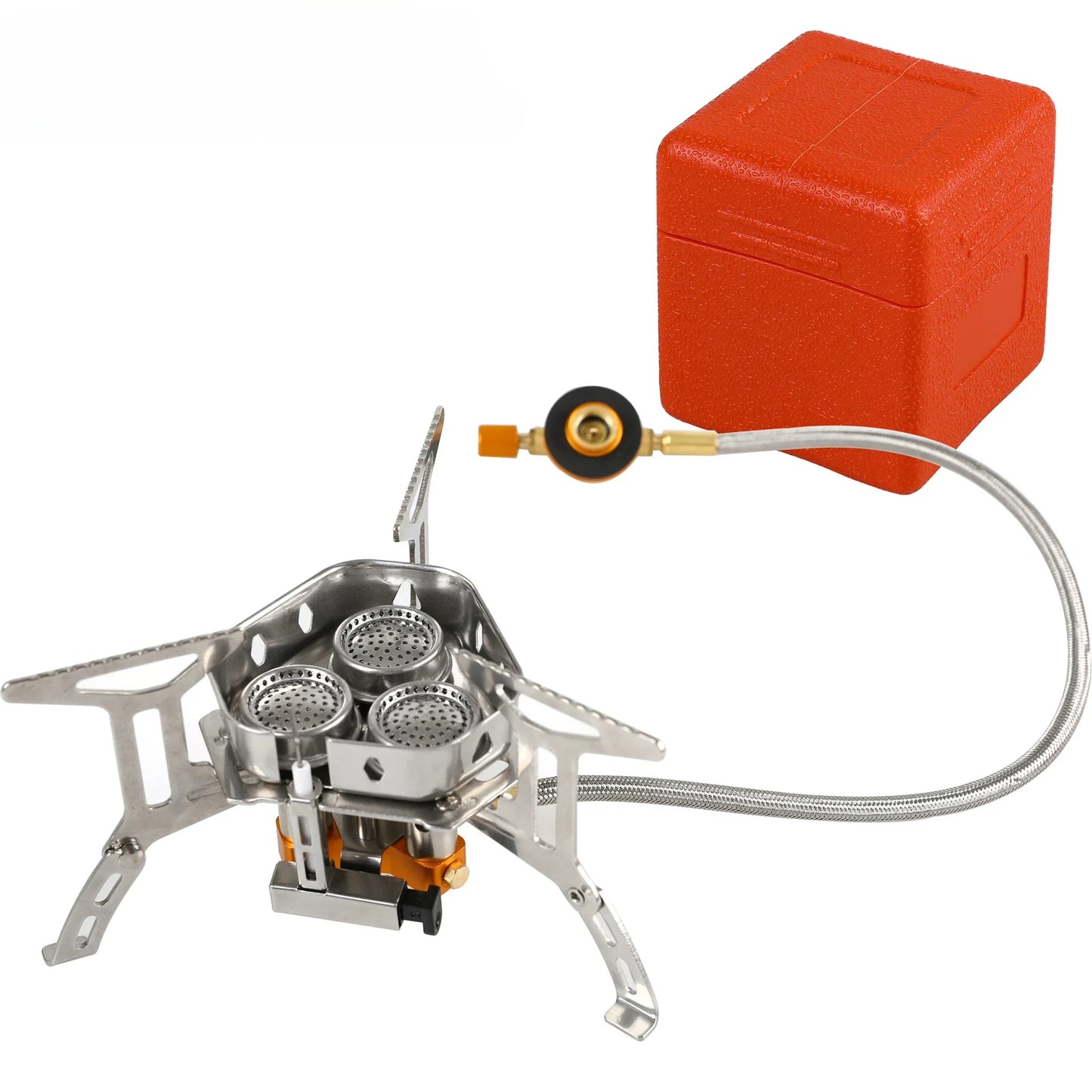 Mini Camping Windproof Stove Portable Outdoor Gas Stove Foldable Burner