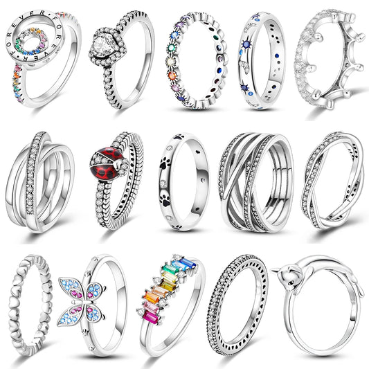 925 Silver Women Finger Rings for Women