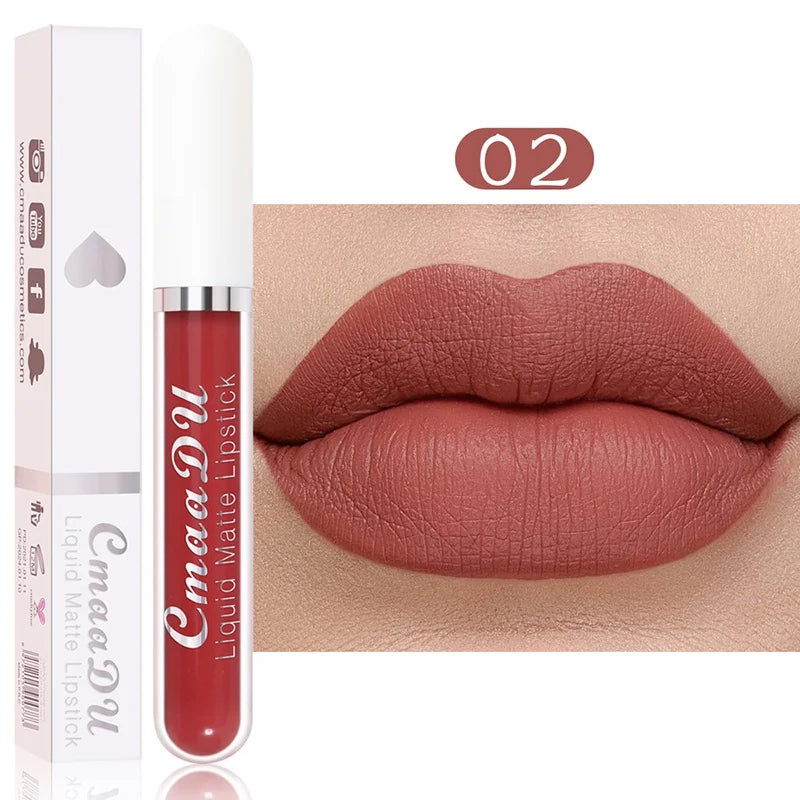 Sexy Long Lasting Velvet Matte Lip Gloss Liquid Lipstick