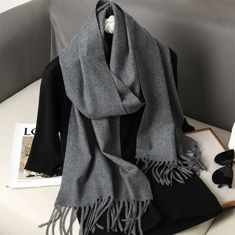 62Color Solid Women Winter Scarf