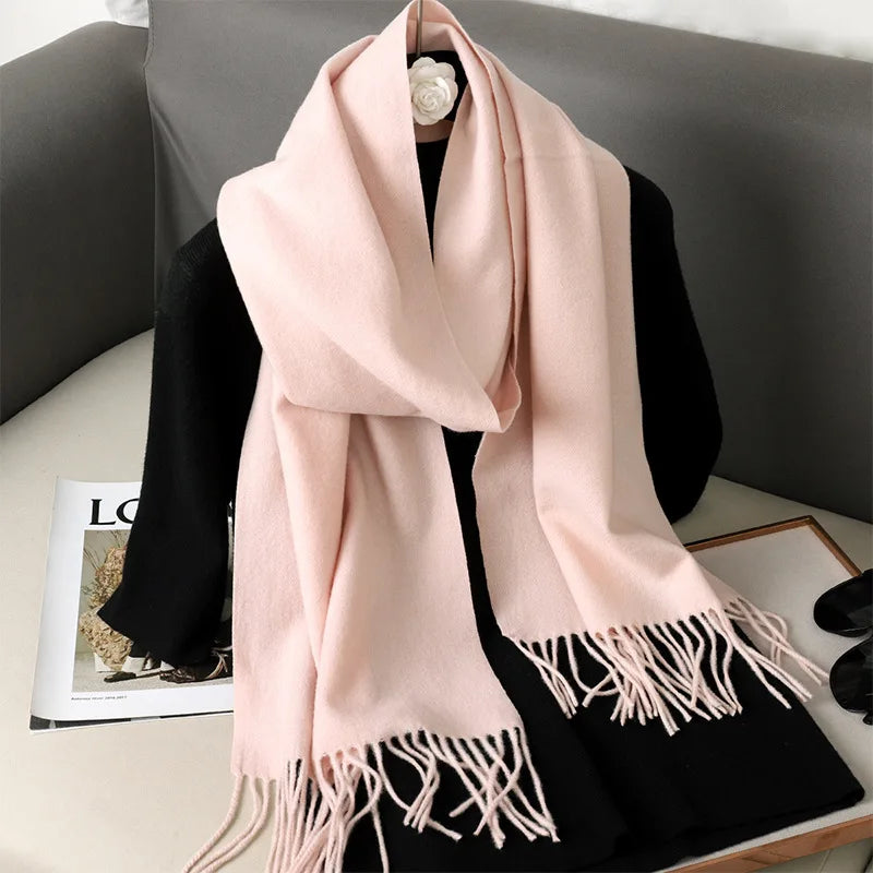 62Color Solid Women Winter Scarf