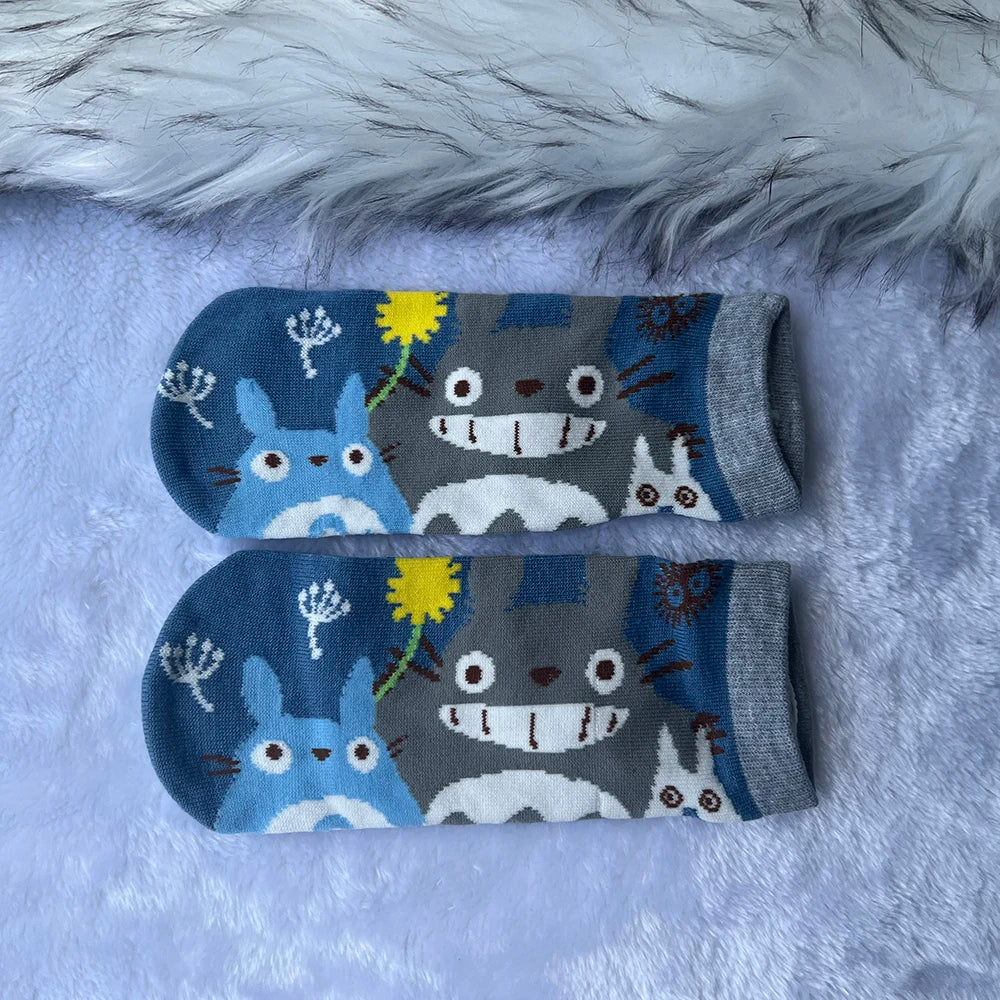 Anime Socks Big Cat Calcifer Cartoon Socks