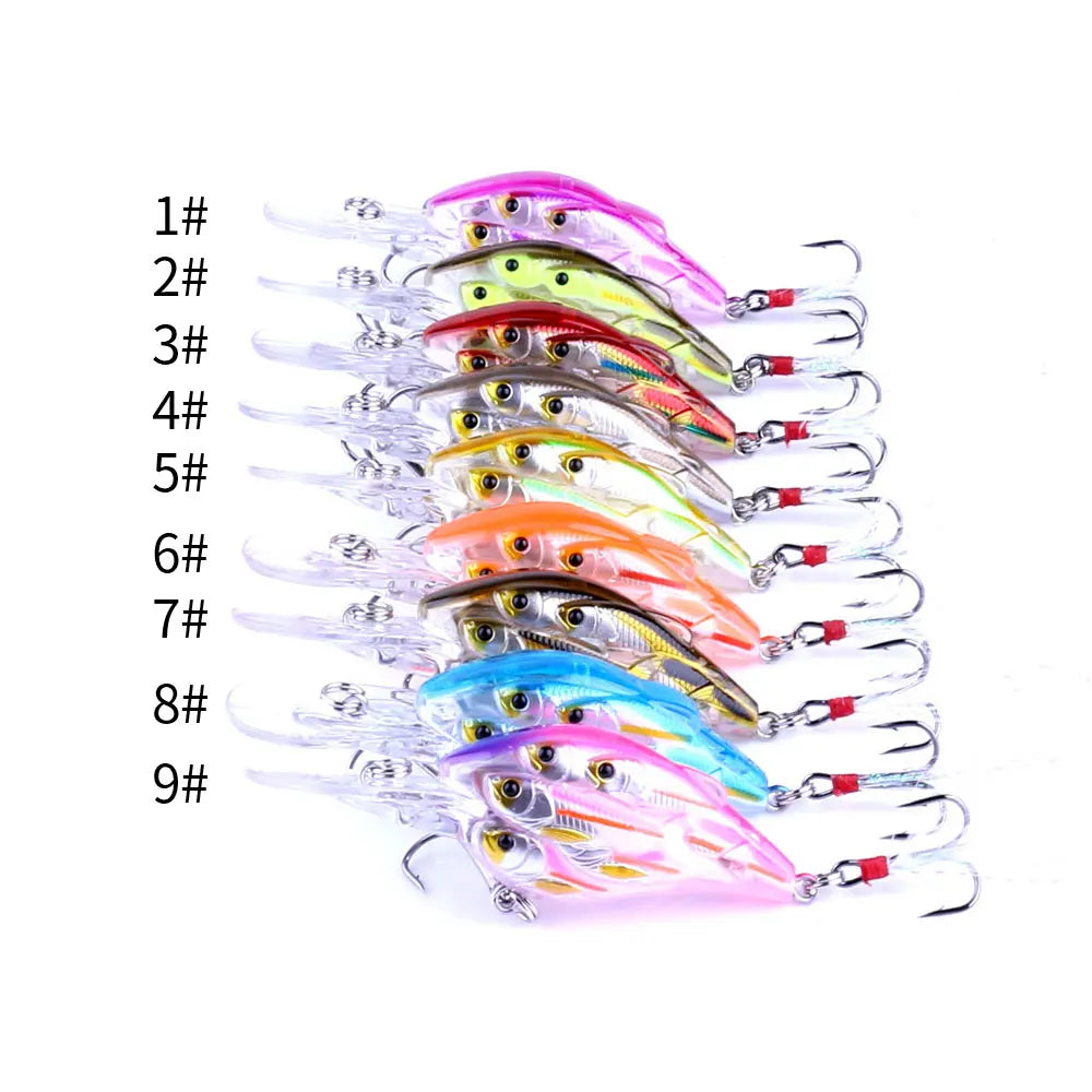 1pc Diving Depth Crankbait Fishing Lures S