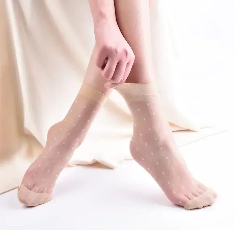 Women Transparent Summer Fashion Socks