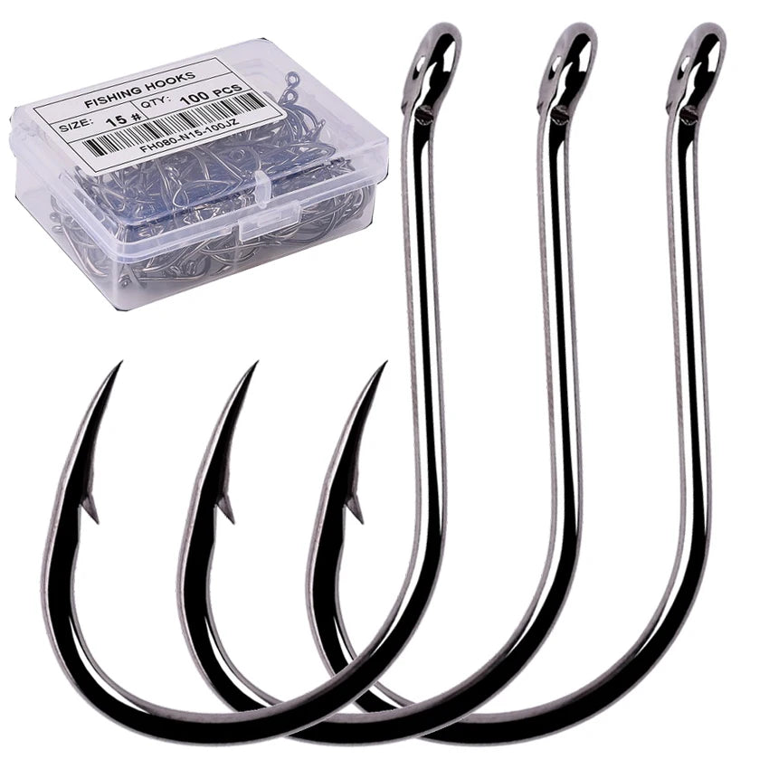 100pcs/Box Fishing Hooks