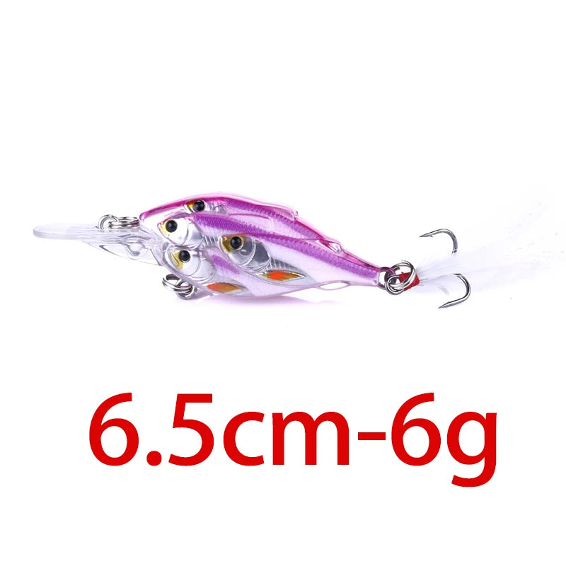 1pc Diving Depth Crankbait Fishing Lures S