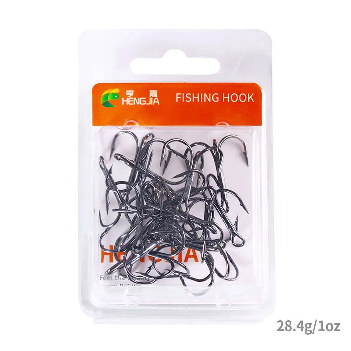 20pc High Carbon Steel Treble Fishing Hooks