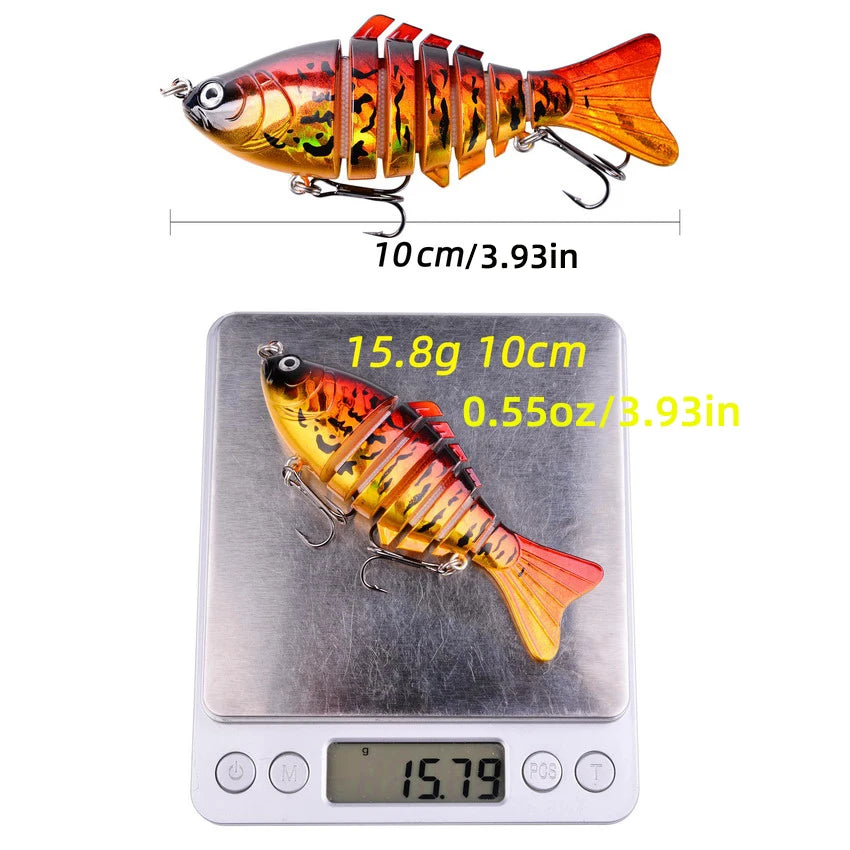 5pcs Sinking Wobbler Set Crankbaits Fishing Kit