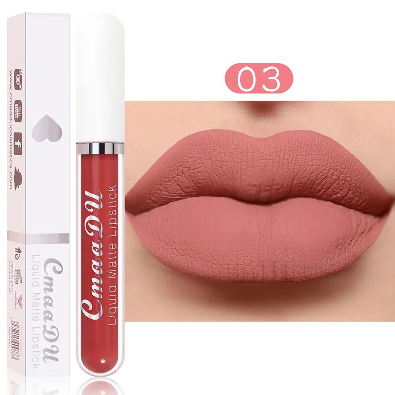 Sexy Long Lasting Velvet Matte Lip Gloss Liquid Lipstick