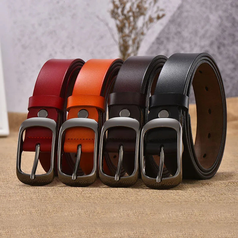 Women brief genuine leather belt