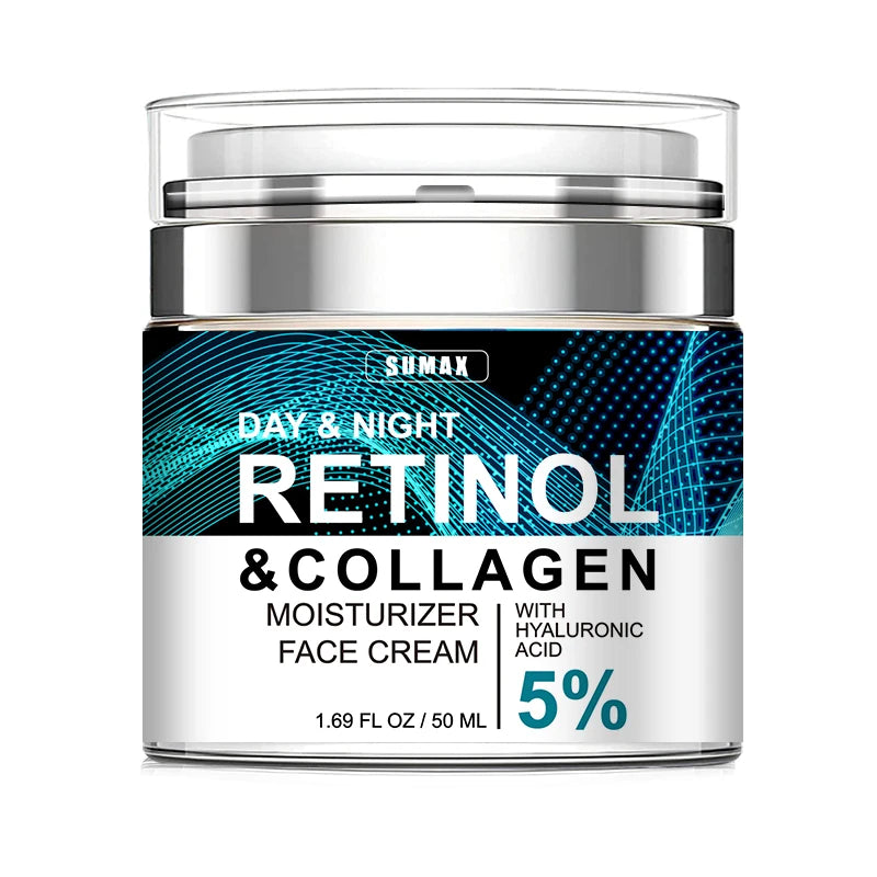 Retinol Collagen Face Cream 50ml Moisturizer with Hyaluronic Acid