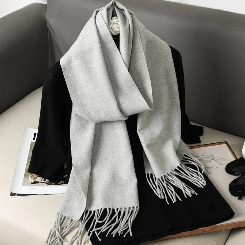 62Color Solid Women Winter Scarf