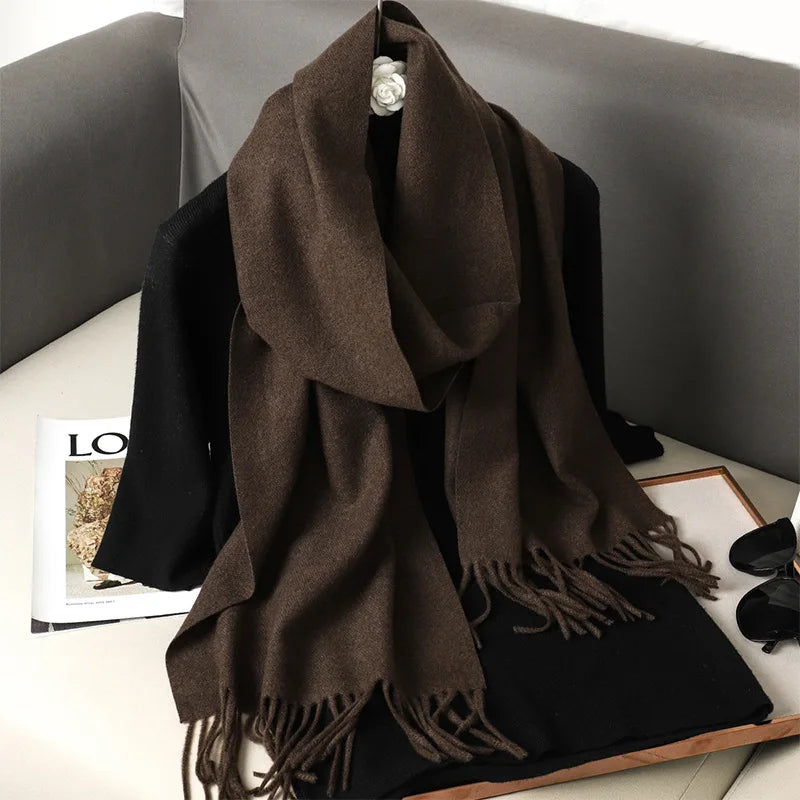 62Color Solid Women Winter Scarf