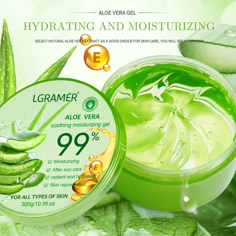 Moisturizing Aloe Vera Gel Refreshing Non Sticky Facial Care Facial Cream