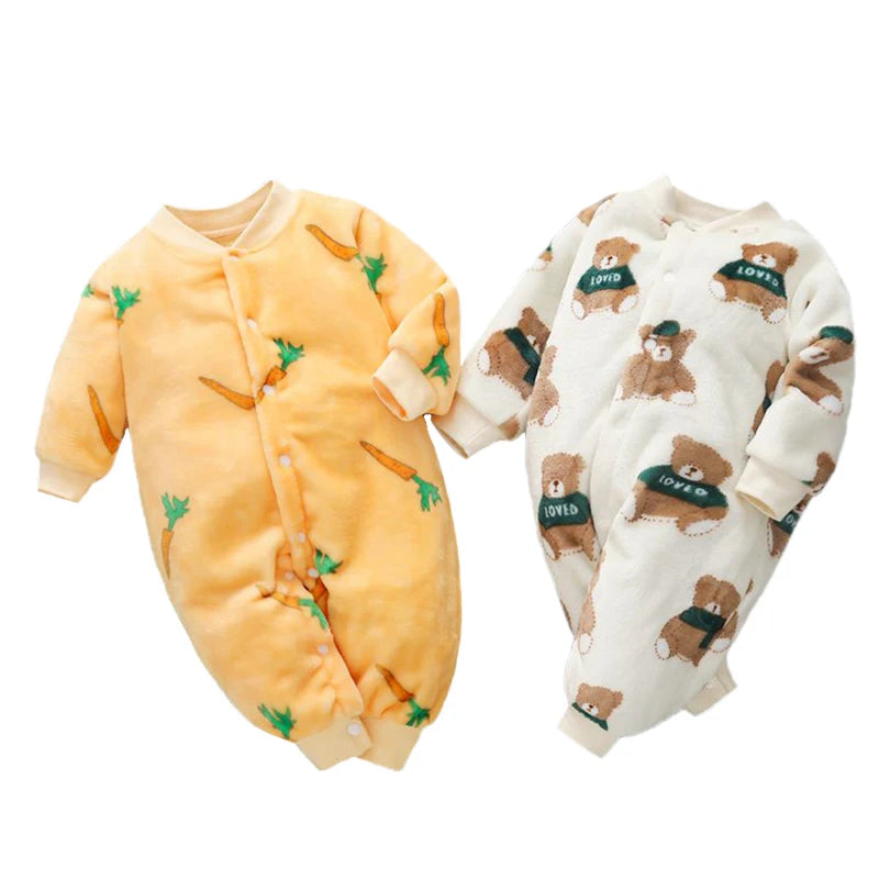 Newborn Baby jumpsuit Clothes Autumn Winter