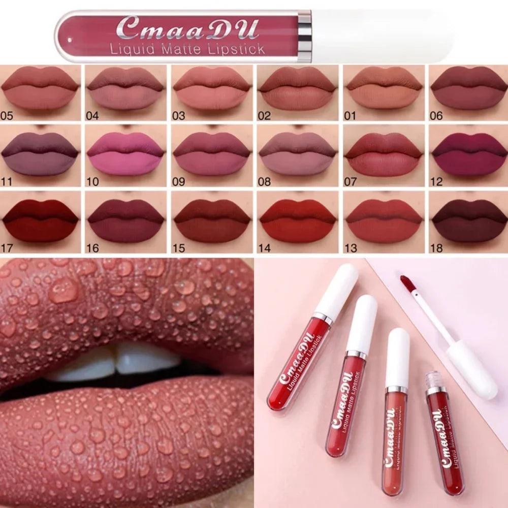 Sexy Long Lasting Velvet Matte Lip Gloss Liquid Lipstick