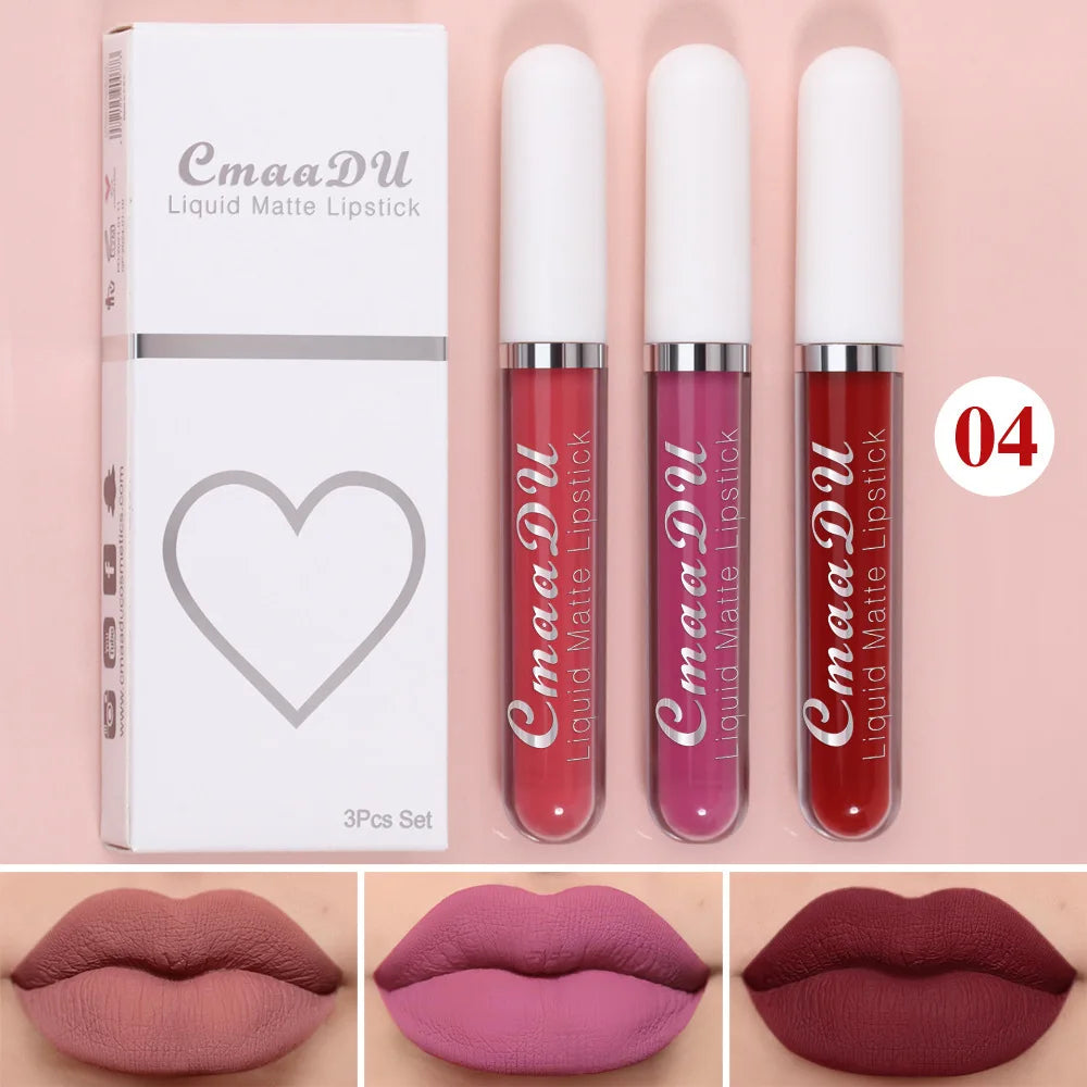 Sexy Long Lasting Velvet Matte Lip Gloss Liquid Lipstick