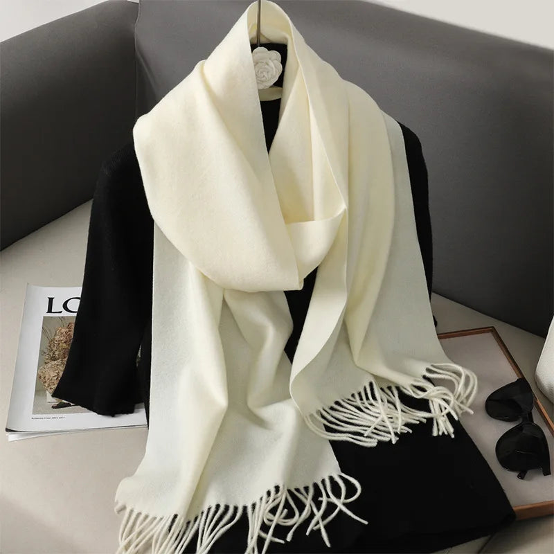 62Color Solid Women Winter Scarf