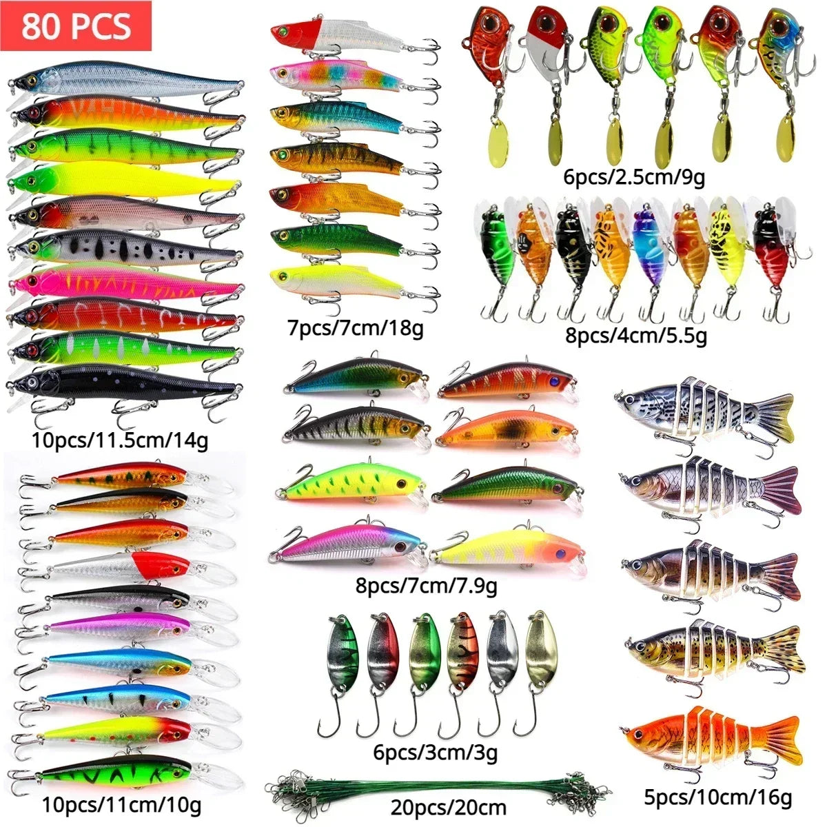 Mix Fishing Lure Kit