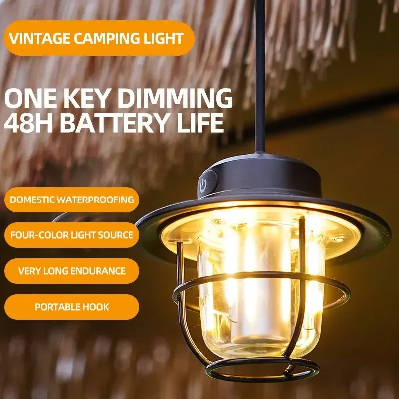 Camping Lamp Retro Hanging Lamp