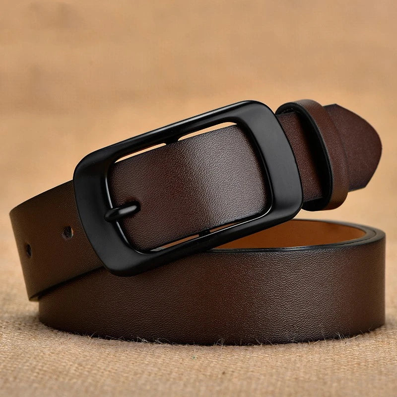 A Women's Needle Buckle Belt Fashion Casual Belt Middle Youth Simple Jeans Belt