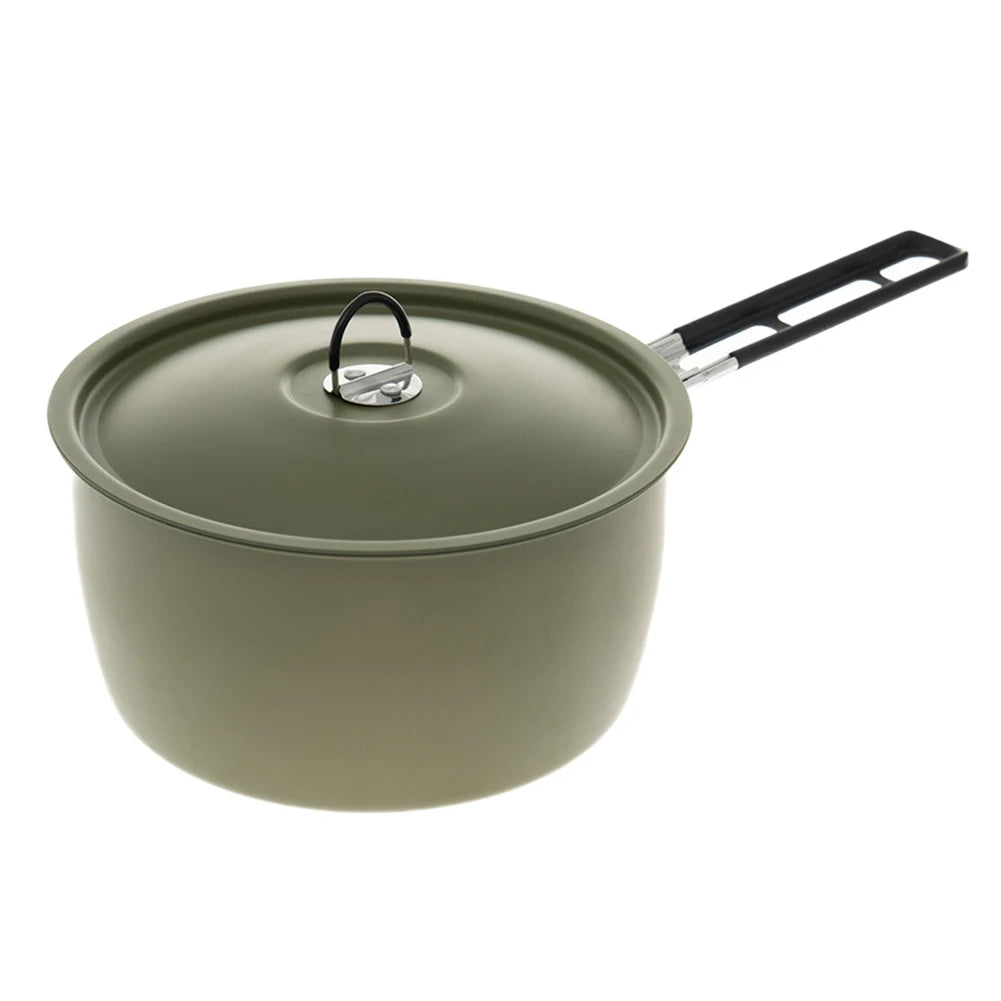 Aluminum Alloy Camping Cookware Portable Frying Pan Compact Frying Pan For Hiking