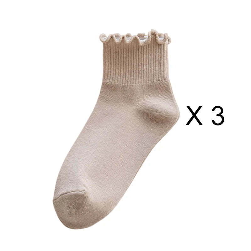 3 Pairs/Lot Cute Socks For Women