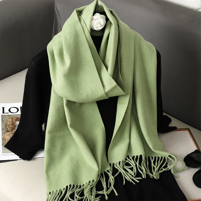 62Color Solid Women Winter Scarf