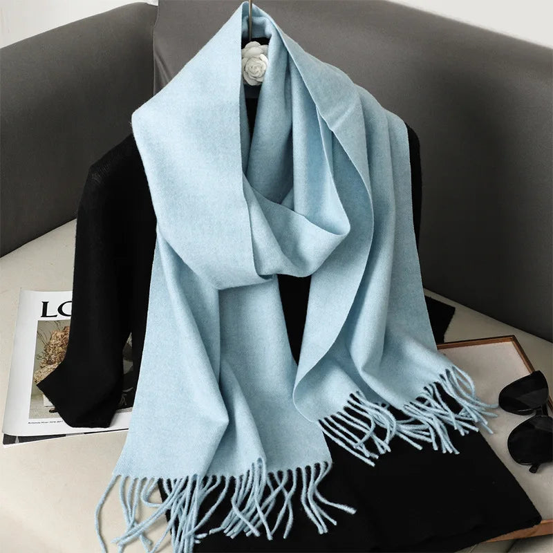 62Color Solid Women Winter Scarf