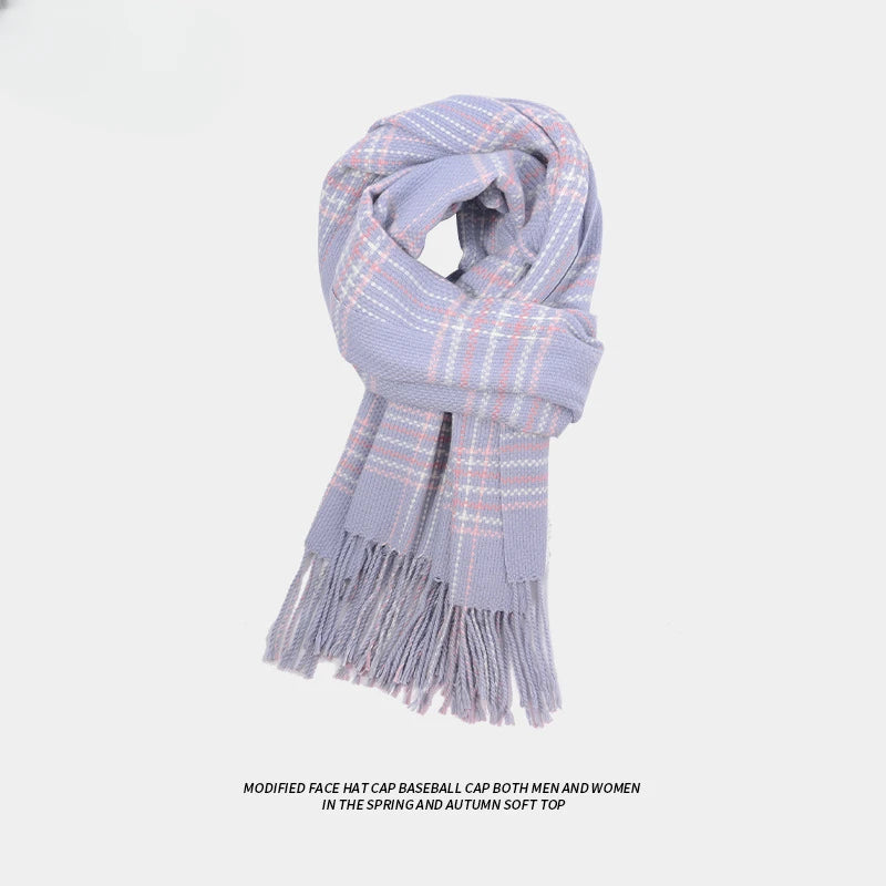 White Scarf Women Winter High-grade