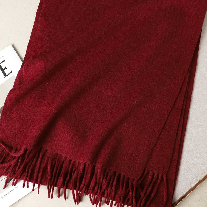 62Color Solid Women Winter Scarf