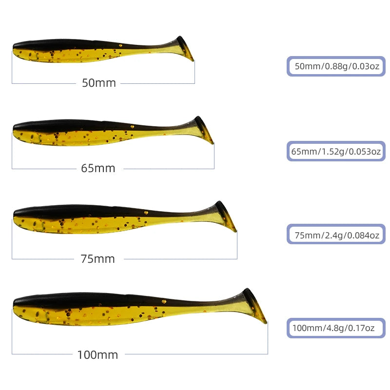 Easy Shiner Fishing Lures 50mm 65mm 75mm 100mm