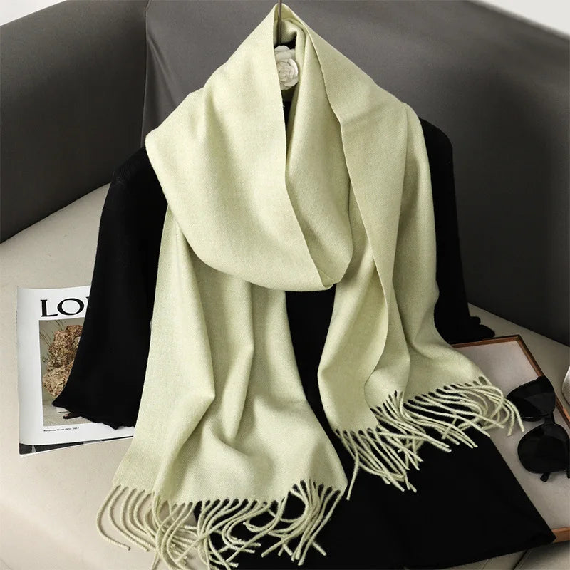 62Color Solid Women Winter Scarf