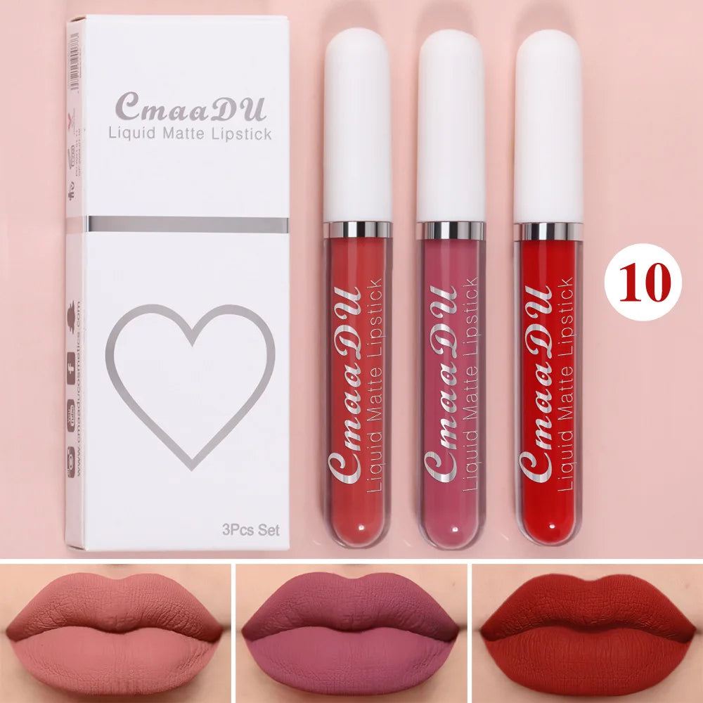 Sexy Long Lasting Velvet Matte Lip Gloss Liquid Lipstick