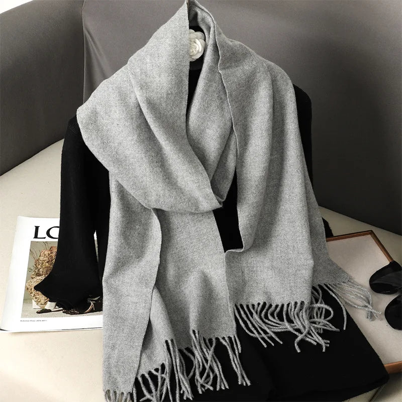 62Color Solid Women Winter Scarf