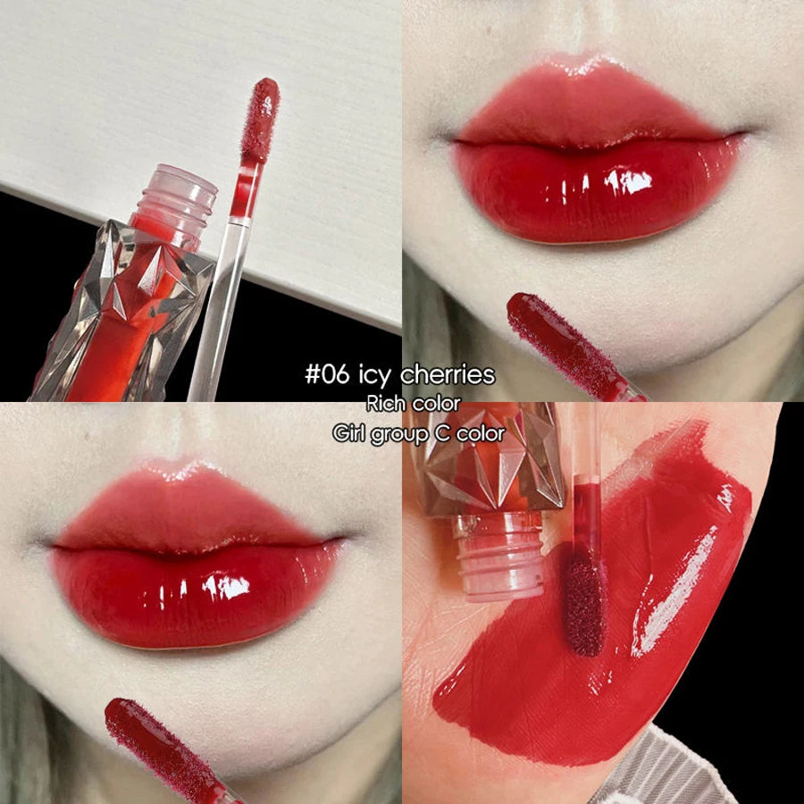 Lip Gloss Long-lasting Moisturizing Easy Halo-dyeing Waterproof Lip Gloss