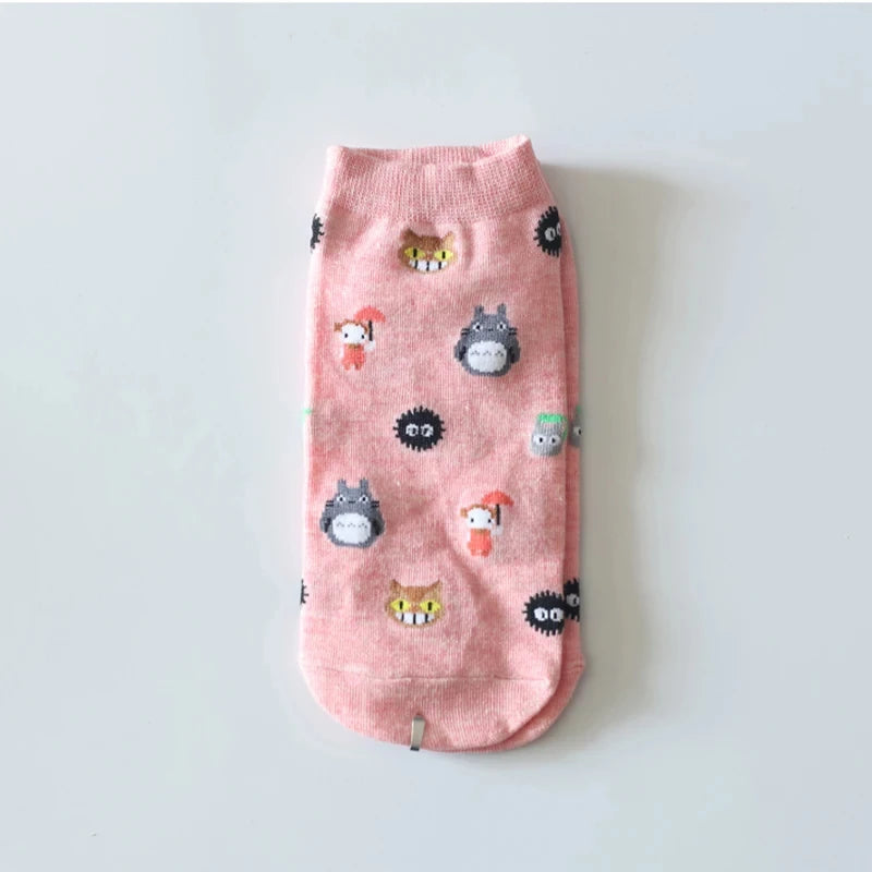 Anime Socks Big Cat Calcifer Cartoon Socks