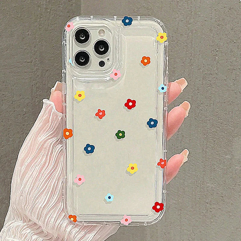 Small Flower Printed Phone Case For Samsung Galaxy