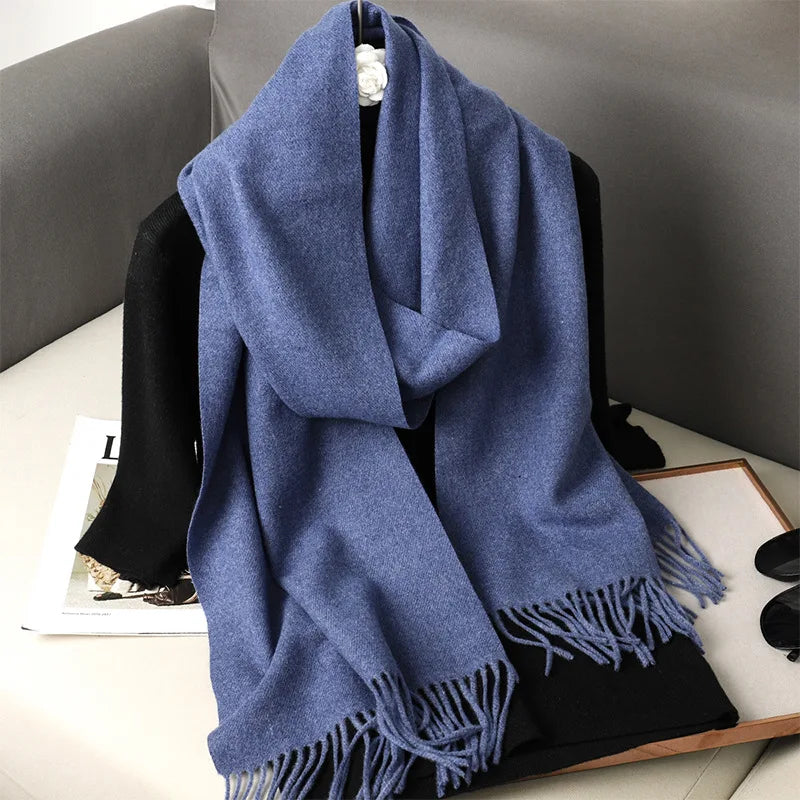 62Color Solid Women Winter Scarf